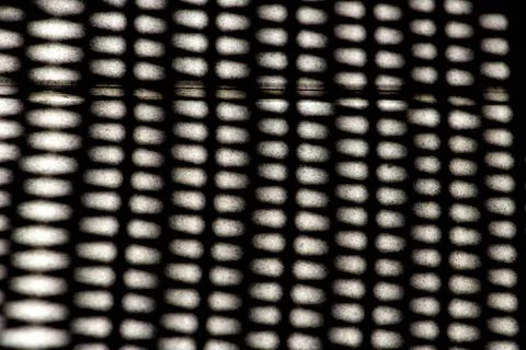 Bars or grille - SHADOW versus light - CONCEPT SUITABLE FOR FURTHER MODIFICATION Stock Photos