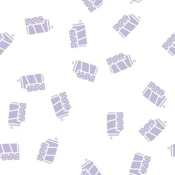Bars snack and drink container glyph vector seamless pattern Illustrazione stock