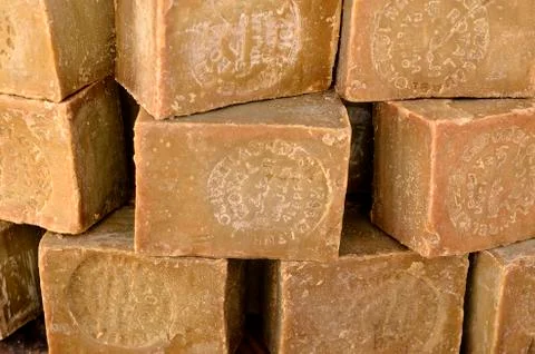 Bars of soap Stock Photos