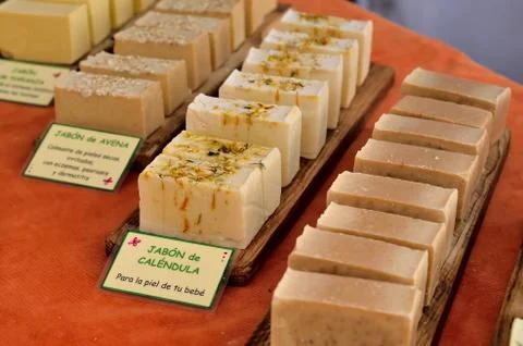 Bars of soap Foto stock