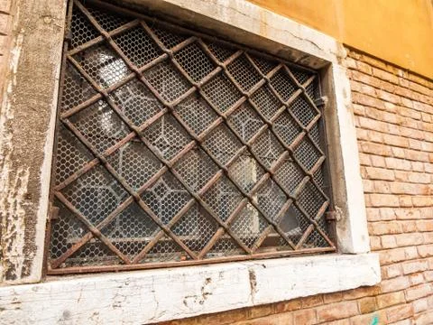 Bars on window Stock Photos