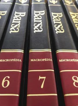 Barsa was an encyclopedia created in Brazil Stock Photos