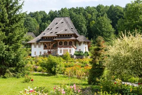Barsana Monastery Maramures Romania Foto stock
