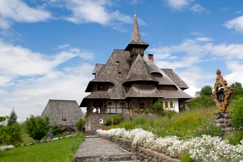 Barsana Monastery, Romania Stock Photos