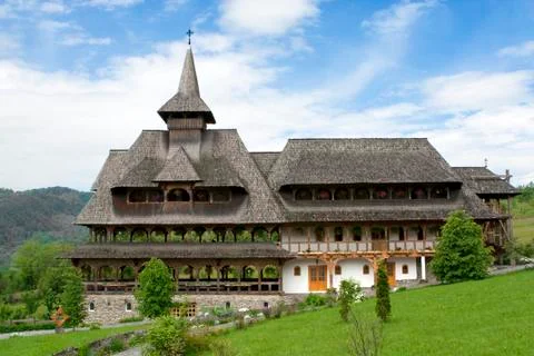 Barsana Monastery, Romania Stock Photos