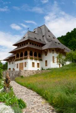 Barsana Monastery, Romania Stock Photos