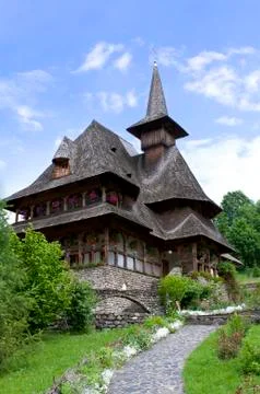 Barsana Monastery, Romania Stock Photos