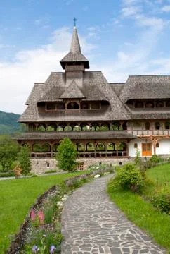 Barsana Monastery, Romania Stock Photos