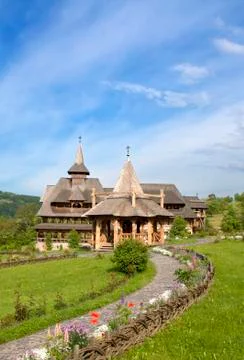 Barsana Monastery, Romania Stock Photos