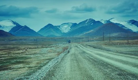 Barskoon valley Stock Photos