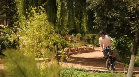 Barspin - bmx trick Stock Footage 55780224