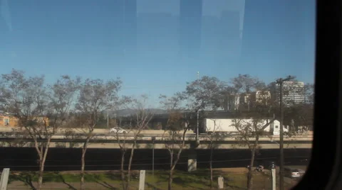 Bart window highway Stockbeeldmateriaal 48236332