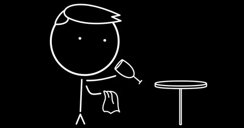 Bartender at a bar Stock Footage 295879060