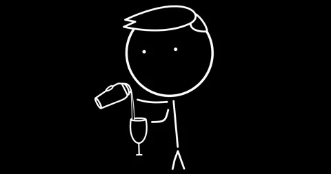 Bartender with a drink Stock Footage 295879541