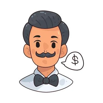 Bartender illustration Stock Illustration