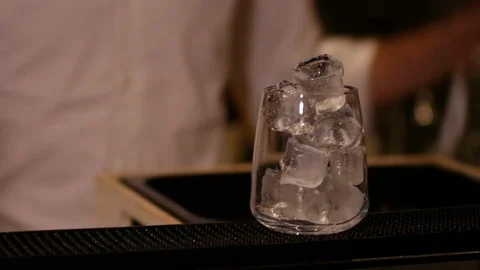 The Bartender Makes a Cocktail 05 Stock Footage 86247898