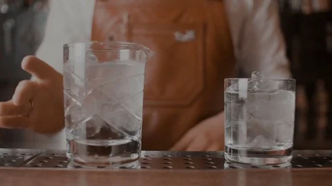 The bartender makes a cocktail Stock Footage 78356954