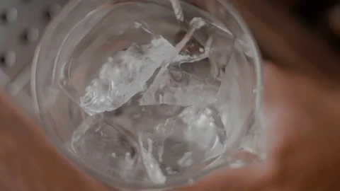 The bartender makes a cocktail Stock Footage 78357898