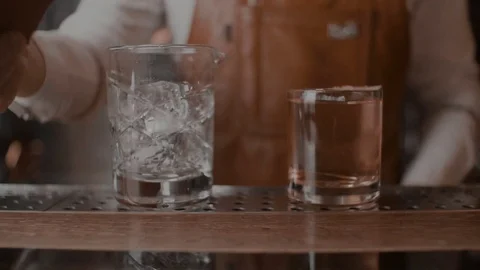 The bartender makes a cocktail Stock Footage 78361051
