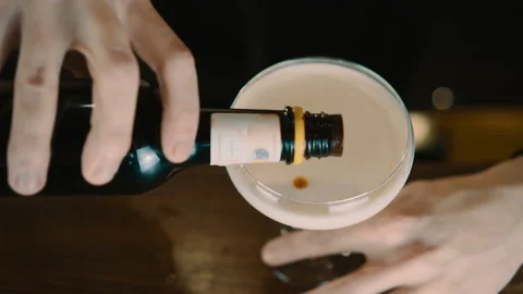 The Bartender Makes a Cocktail Video stock 102493433