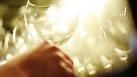 Bartender making alcoholic cocktail, summer cocktail in bar Stock Footage 83745140