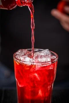 Bartender is making cocktail Stock Photos