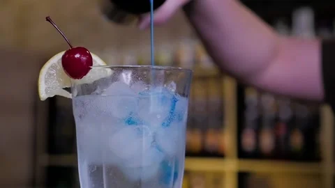 Bartender making cocktail in restaurant Stock Footage 105646773
