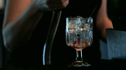 Bartender Making Mixed Drink Video stock 11769545