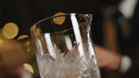The bartender mixes a cocktail Stock Footage 172247986