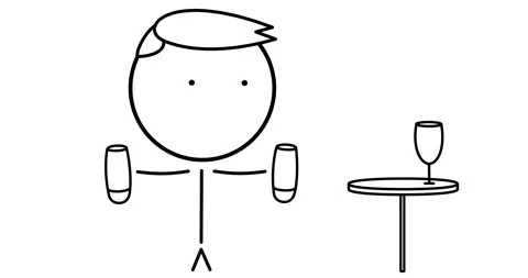 Bartender mixing a cocktail Stock Footage 296303865