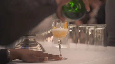 Bartender Pouring a Drink Stock Footage 119039251