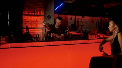 Bartender is pouring in the wine 스톡 동영상 85603039