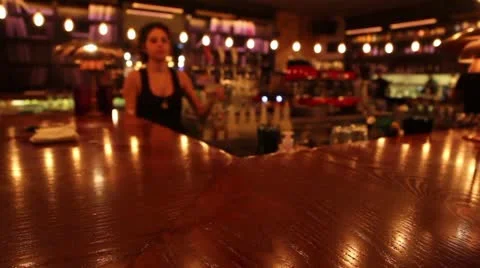Bartender pours a cocktail Stock Footage