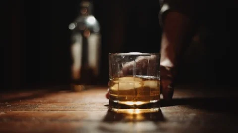 Bartender Pours Drink and Hands it to Cusomter Stock Footage 88601612