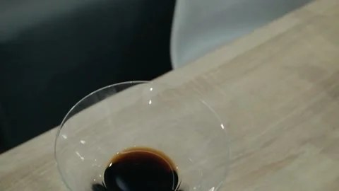 The bartender prepares an alcoholic cocktail Gone with the wind Stock Footage 131541930