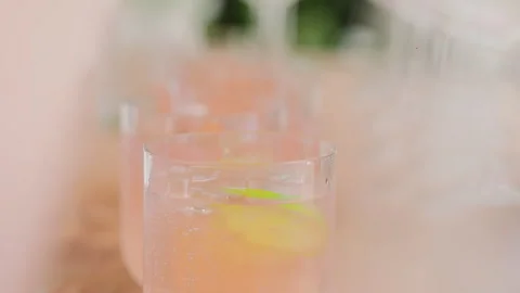 The bartender prepares a beverage Stock Footage 284713651
