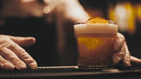The bartender prepares a cocktail Stock Footage 110878453