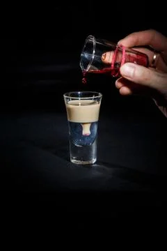 Bartender prepares a cocktail Stock Photos