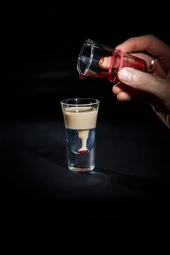 Bartender prepares a cocktail Stock Photos