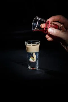 Bartender prepares a cocktail Stock Photos