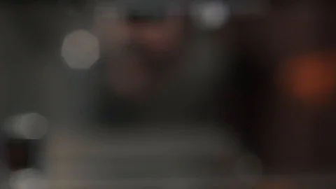 Bartender prepares coffee 120fps Stock Footage 97328068