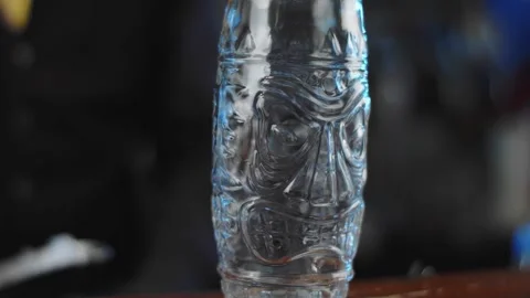 The bartender prepares a drink at the bar. Slow-mo. Close-up Stock Footage 131151942