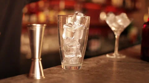 Bartender preparing cosmopolitan cocktail Stock Footage 63306084