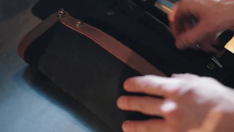 The bartender pulls out a shaker. Preparation of cocktails. Drinks. Cooking Stock Footage 128070355