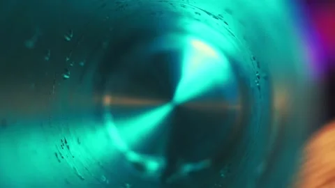 Bartender puts ice in the shaker Stock Footage 196981956