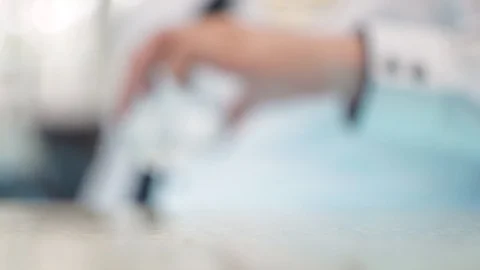 Bartender puts a rocks on the bar Stock Footage 101968536