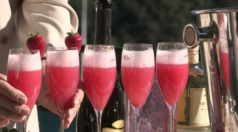 The bartender serves cocktails Stock Footage 56568634