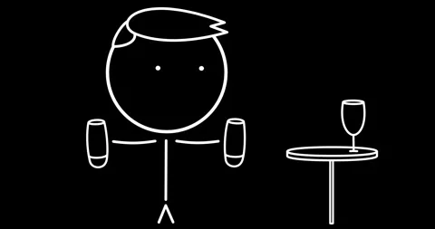 Bartender with a shaker Stock Footage 296303866