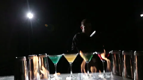 Bartender in slowing Video stock 47848828