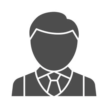 Bartender solid icon, Bartenders Day concept, barman sign on white background 스톡 일러스트